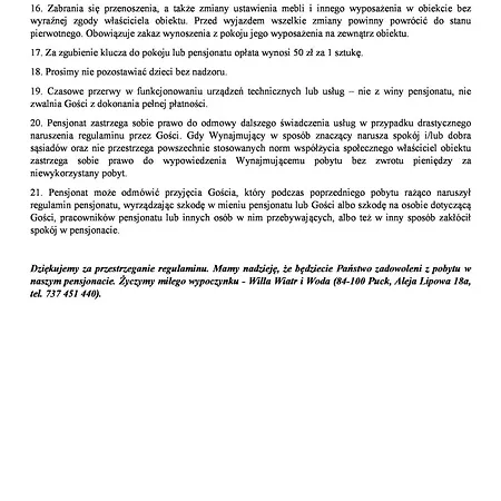 Wiatr I Woda 民宿